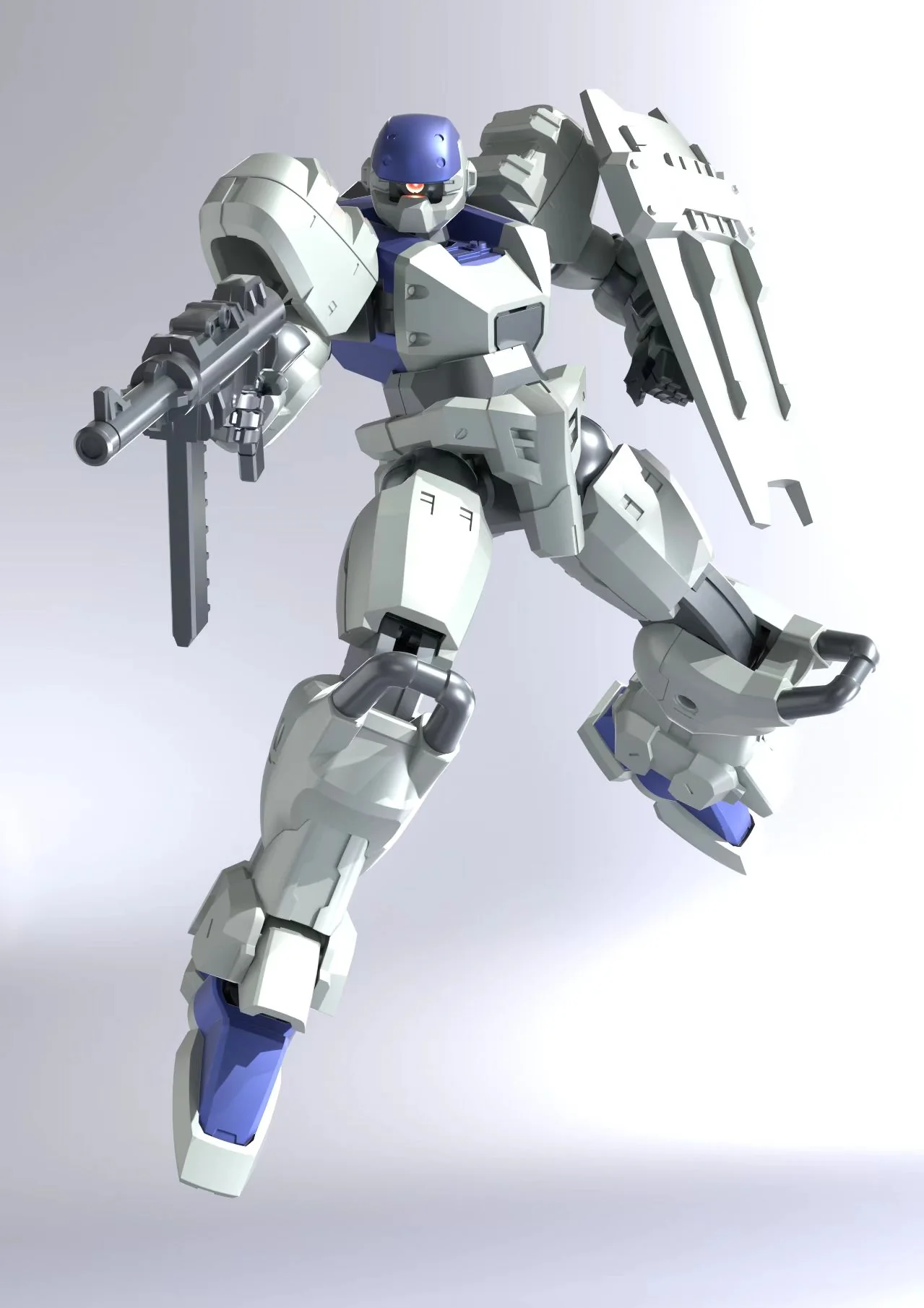 Ultra Action Trooper Series Stag (White Ver.) 1/144 Scale Model Kit - Image 2