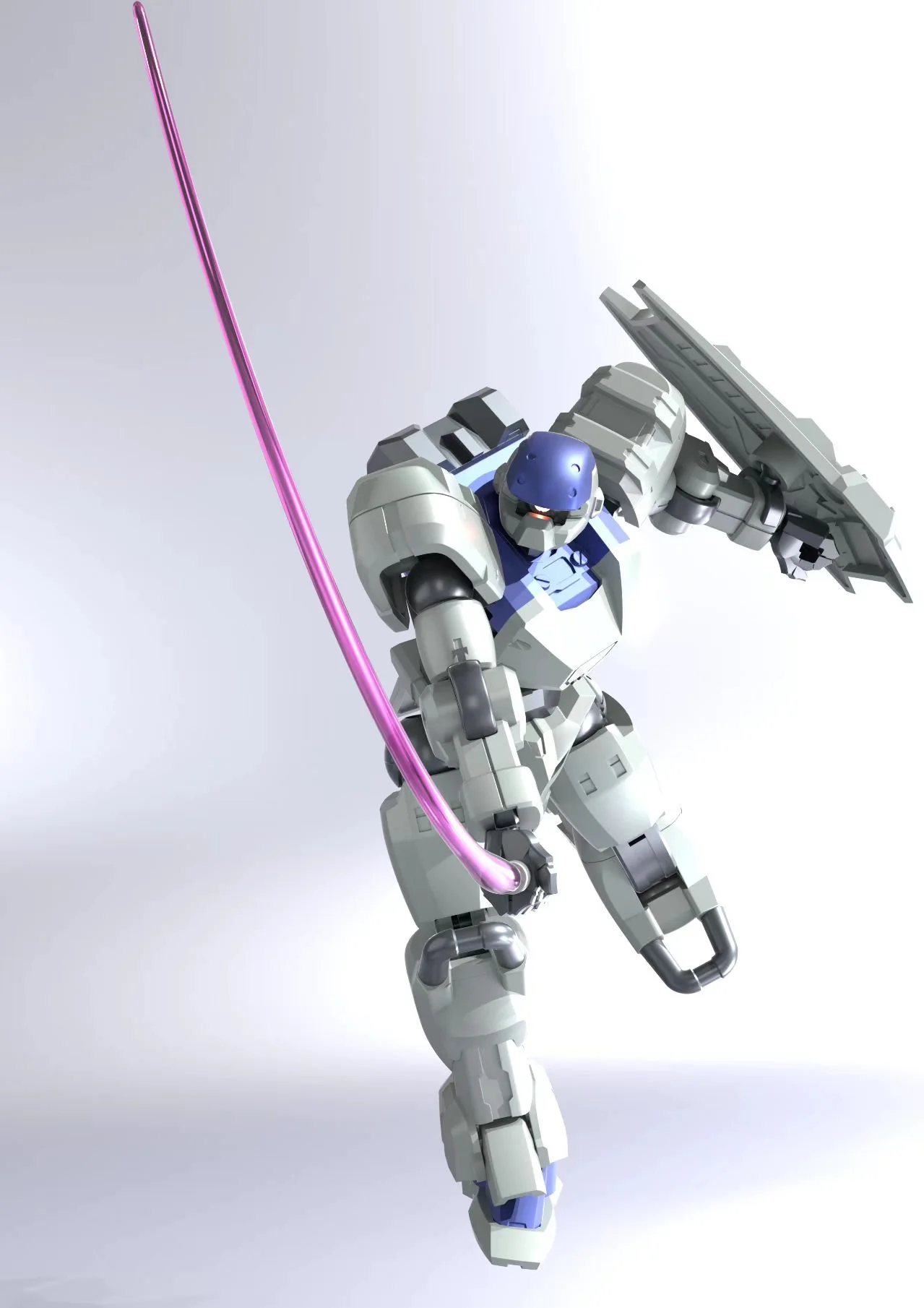 Ultra Action Trooper Series Stag (White Ver.) 1/144 Scale Model Kit - Image 4