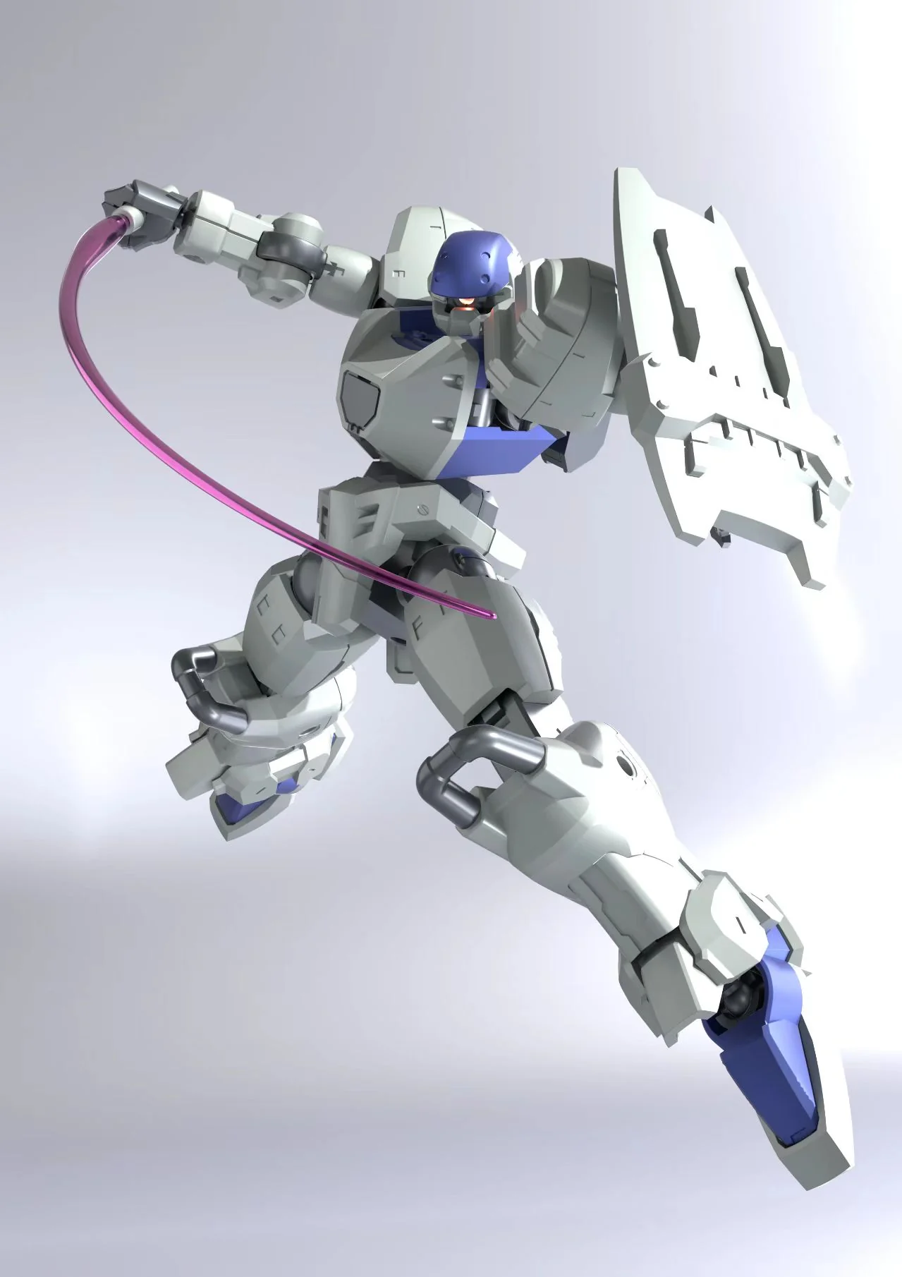 Ultra Action Trooper Series Stag (White Ver.) 1/144 Scale Model Kit - Image 5