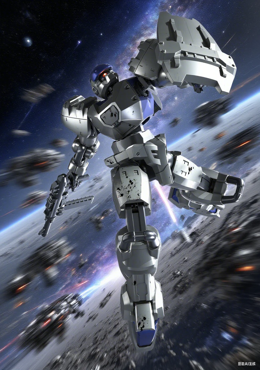 Ultra Action Trooper Series Stag (White Ver.) 1/144 Scale Model Kit - Image 9