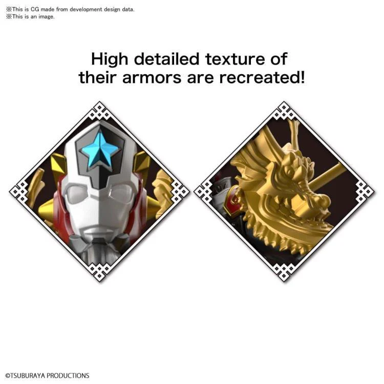 Ultraman Armour of Legends Ultraman Titas (Guan Yu Armour) Model Kit - Image 4