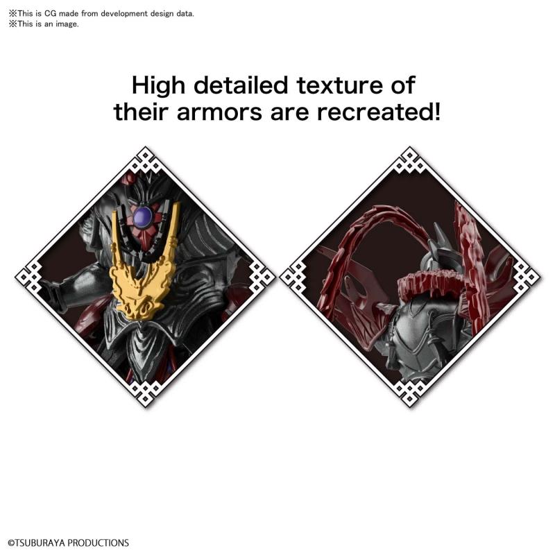 Ultraman Armour of Legends Ultraman Zero (Belial Lu Bu Armour) Model Kit - Image 4