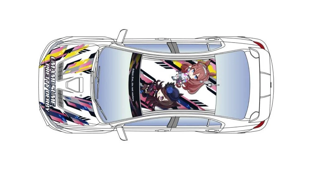 Uma Musume Pretty Derby Itasha No.3 Mitsubishi CZ4A Lancer Evolution X Final Edition '15 (Ver.2) 1/24 Scale Model Kit - Image 5