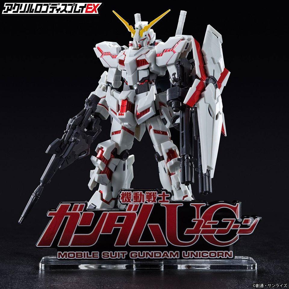 Unicorn Gundam "Gundam", Bandai Logo Display - Image 2