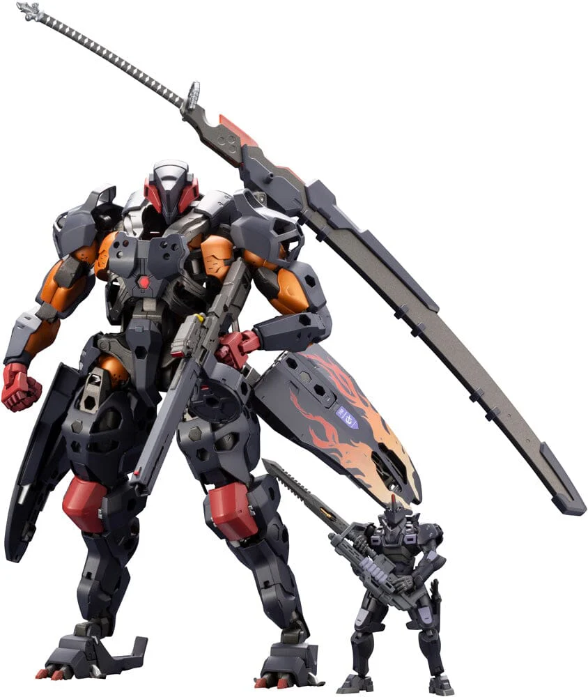 Hexa Gear V-Thor & Pawn (Night Stalkers Ver.) 1/24 Scale Model Kit Set - Image 15