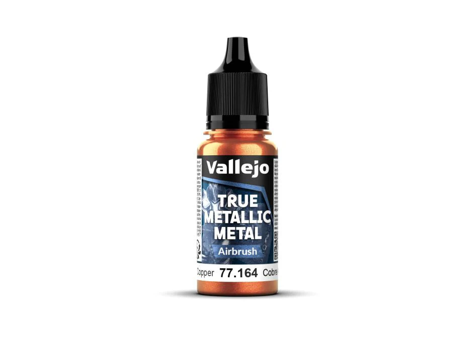 Vallejo 18ml Bottle Ancient Copper (Airbrush) True Metallic Metal