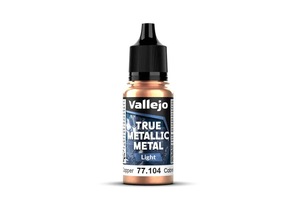 Vallejo 18ml Bottle Ancient Copper (Light) True Metallic Metal