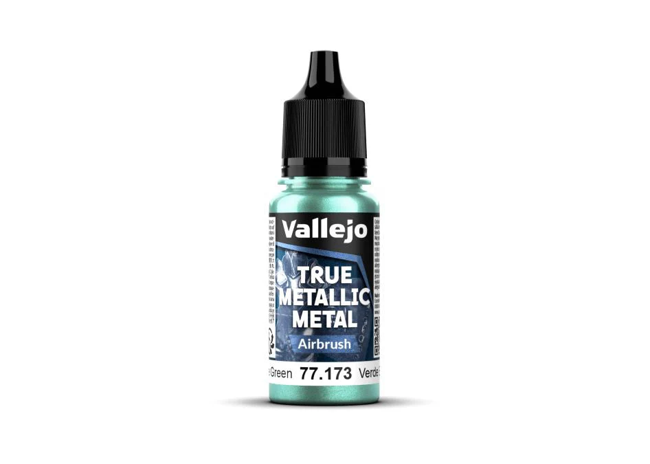Vallejo 18ml Bottle Beetle Green (Airbrush) True Metallic Metal