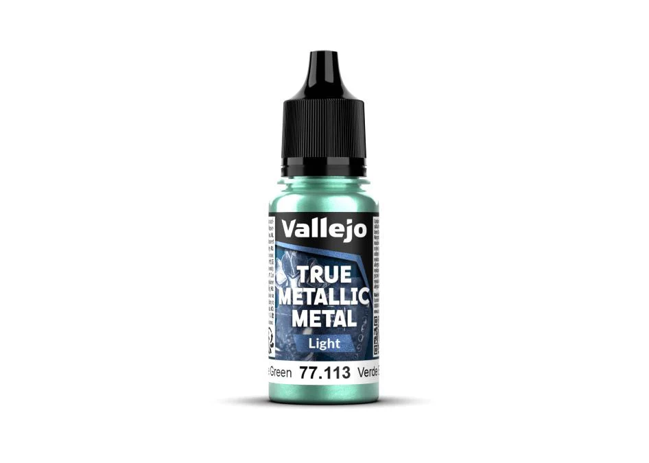 Vallejo 18ml Bottle Beetle Green (Light) True Metallic Metal