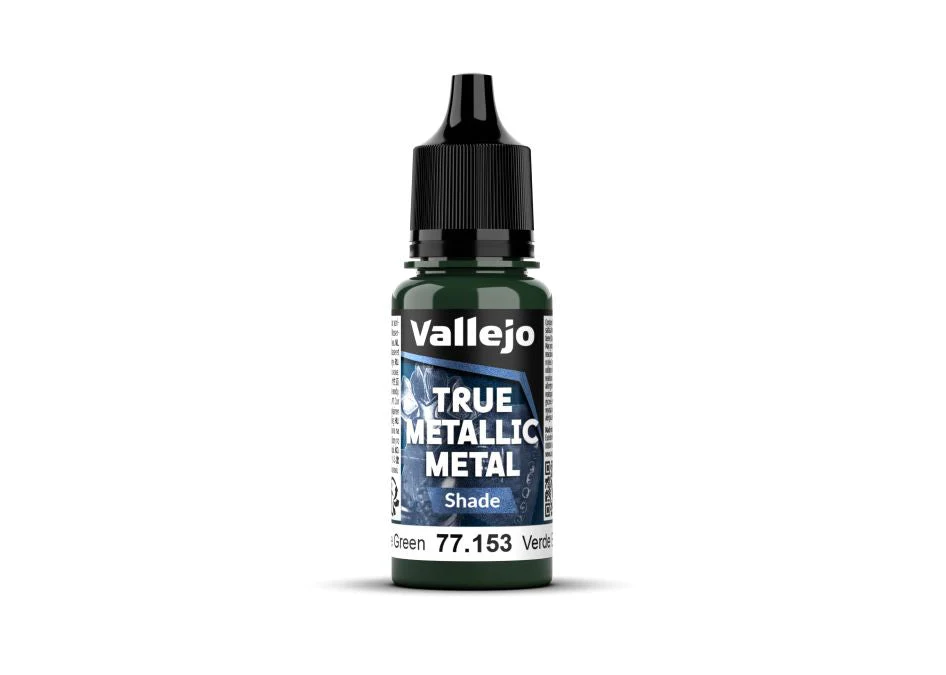 Vallejo 18ml Bottle Beetle Green (Shade) True Metallic Metal