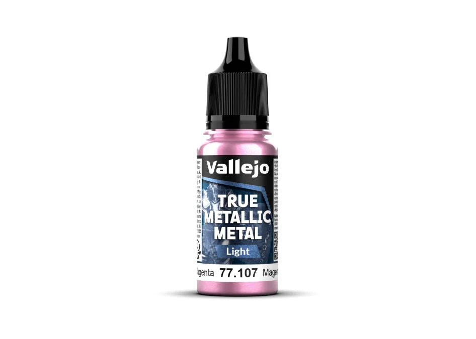Vallejo 18ml Bottle Crimson Magenta (Light) True Metallic Metal