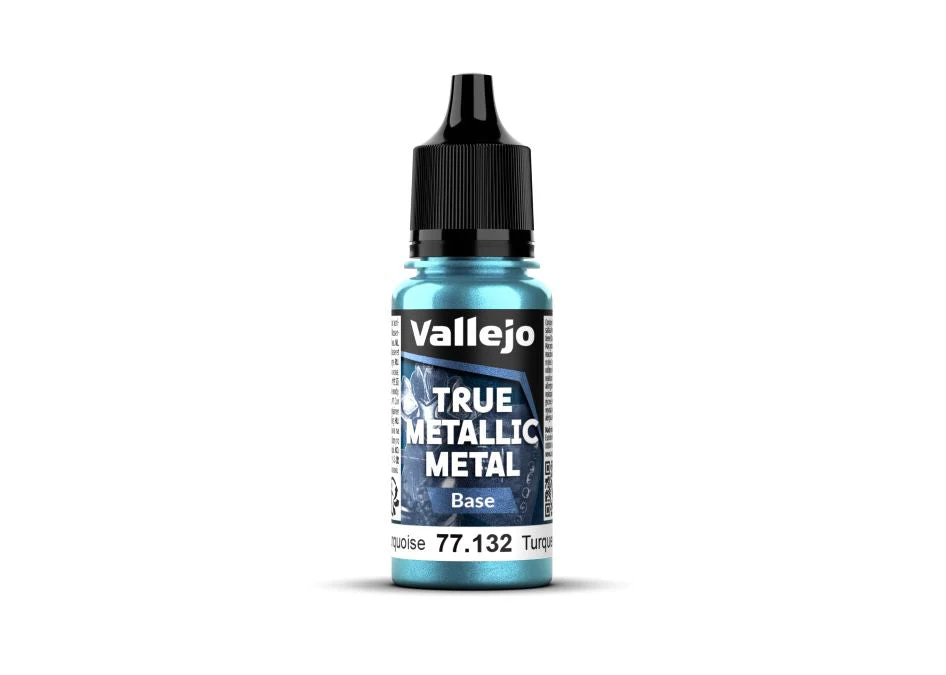 Vallejo 18ml Bottle Hydra Turquoise (Base) True Metallic Metal