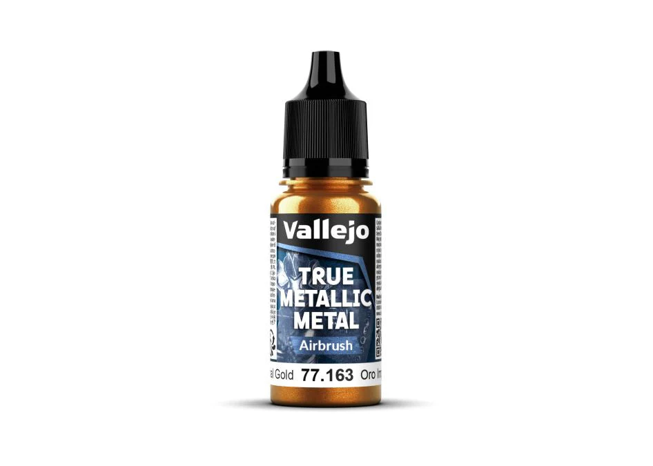 Vallejo 18ml Bottle Imperial Gold (Airbrush) True Metallic Metal