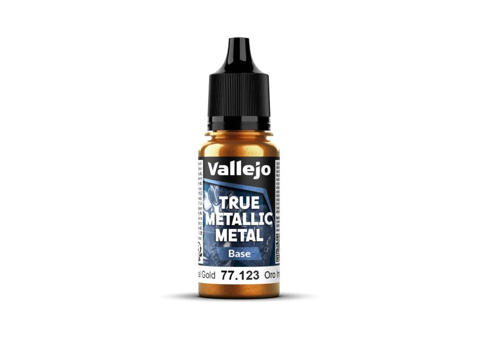 Vallejo 18ml Bottle Imperial Gold (Base) True Metallic Metal