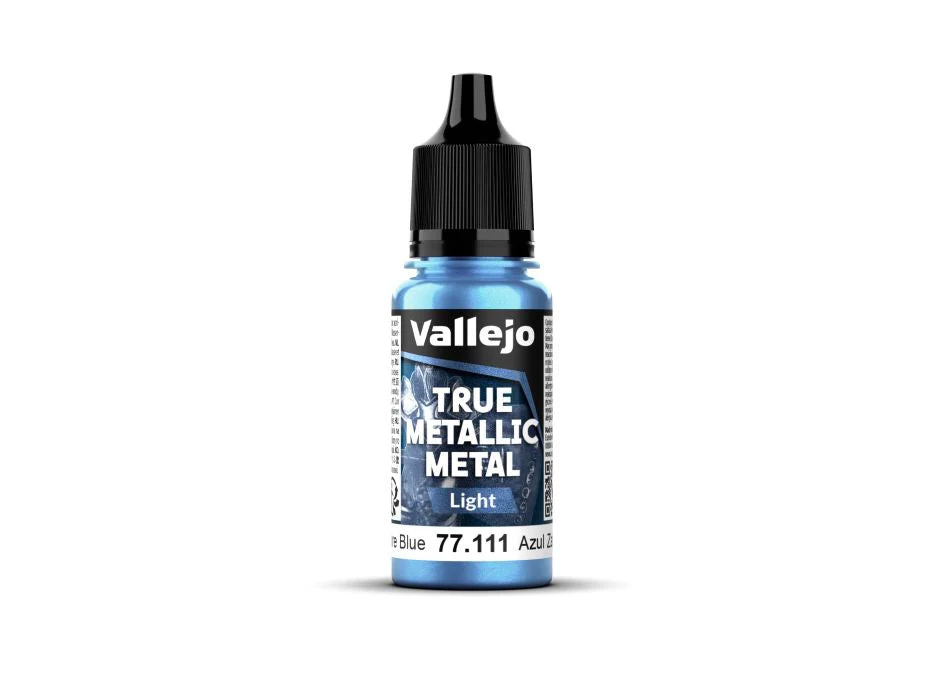 Vallejo 18ml Bottle Sapphire Blue (Light) True Metallic Metal