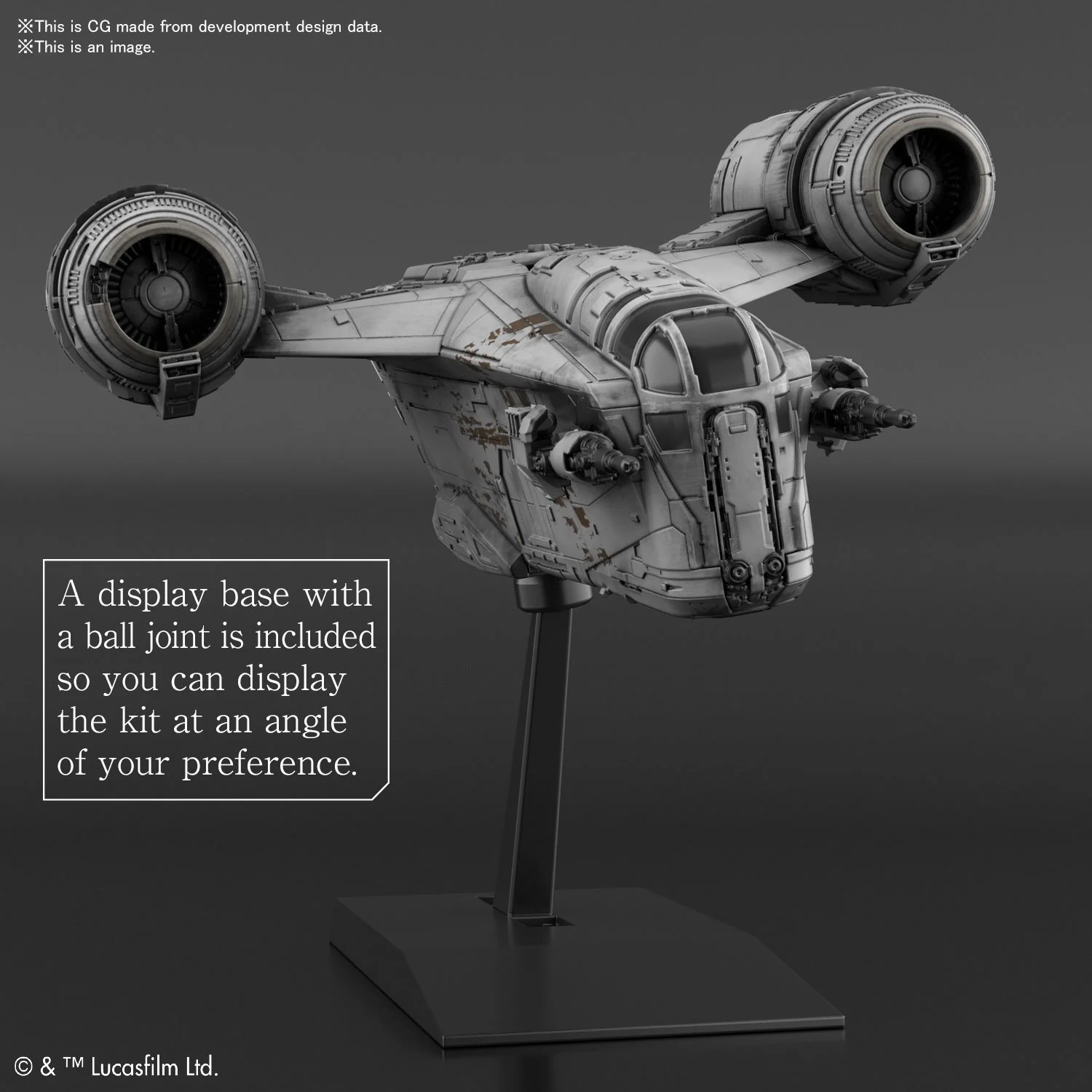 The Mandalorian Razor Crest Model Kit - Image 10