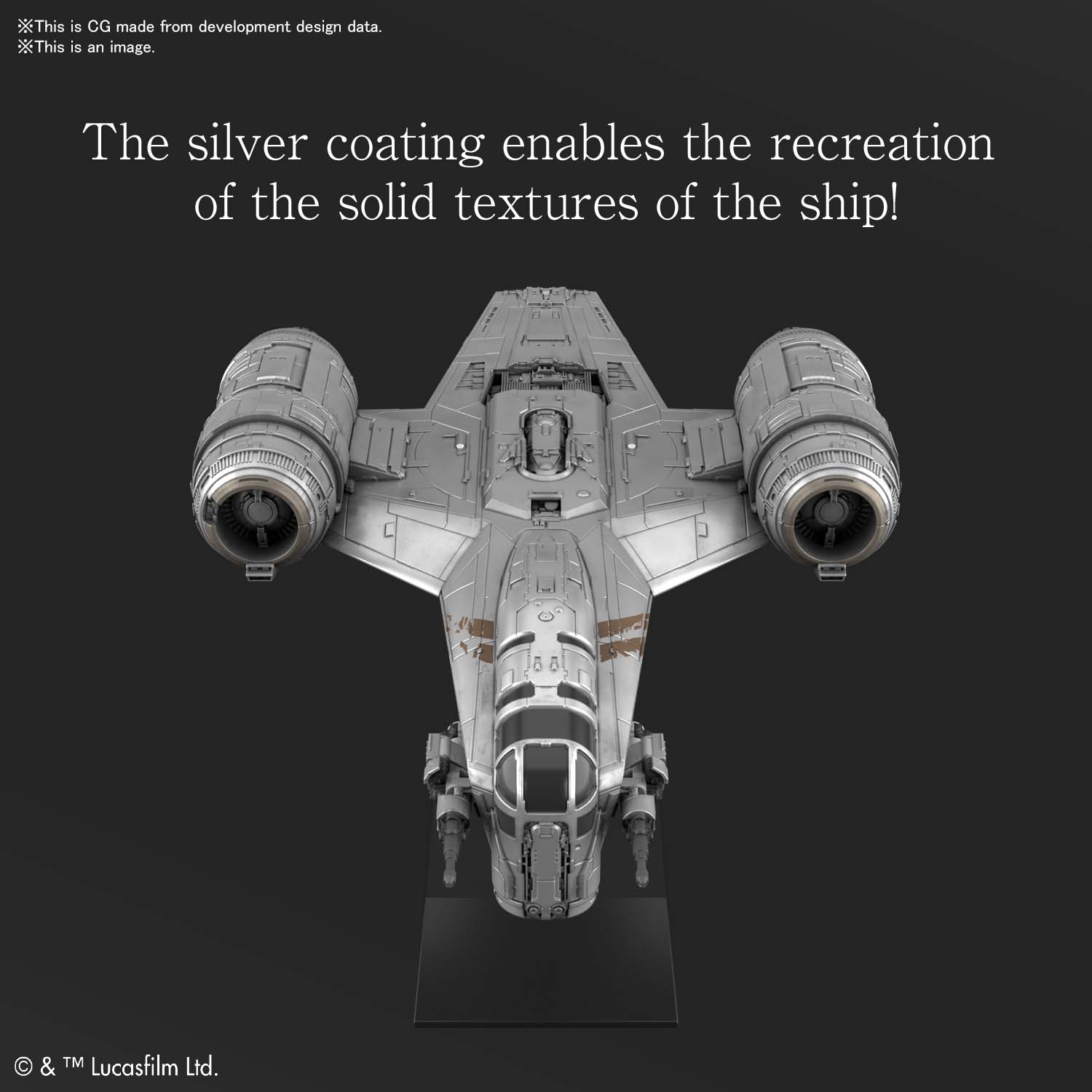 The Mandalorian Razor Crest Model Kit - Image 12