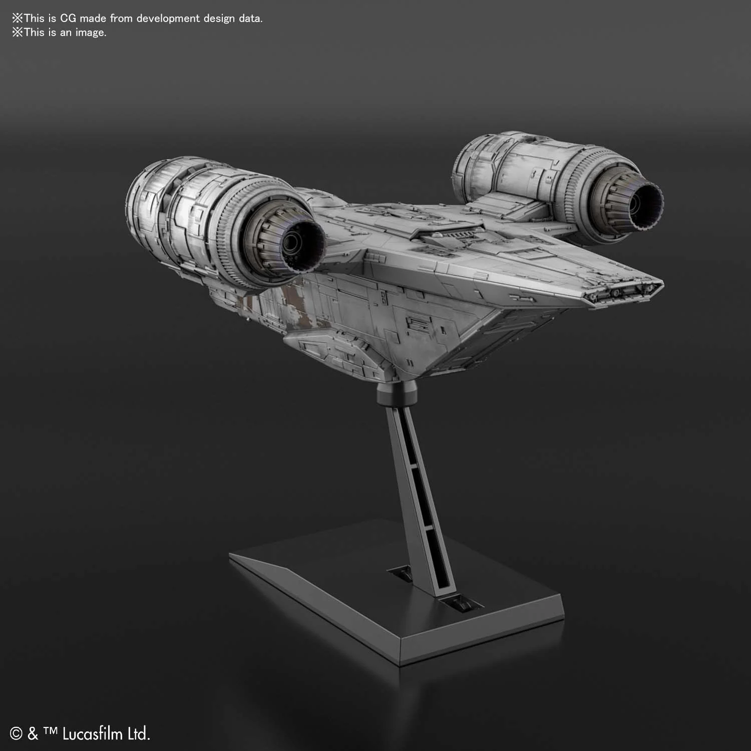 The Mandalorian Razor Crest Model Kit - Image 9