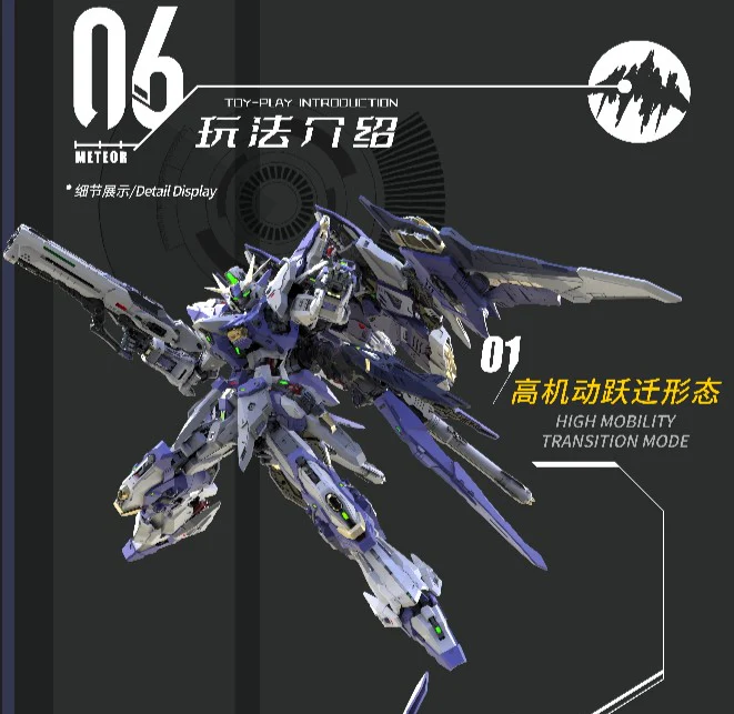 Vientiane Fusion - 02 - Meteor with Maintenance Base and Support Unit Model Kit - Image 10