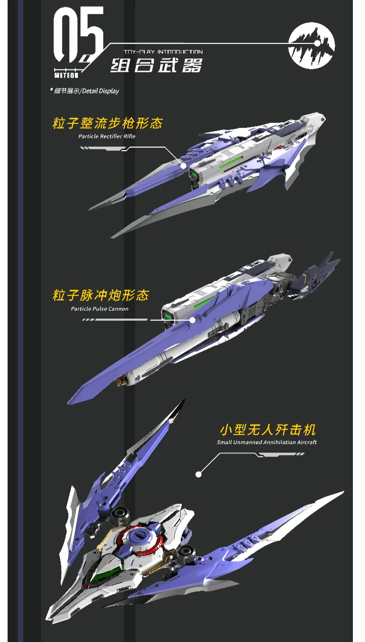 Vientiane Fusion - 02 - Meteor with Maintenance Base and Support Unit Model Kit - Image 19
