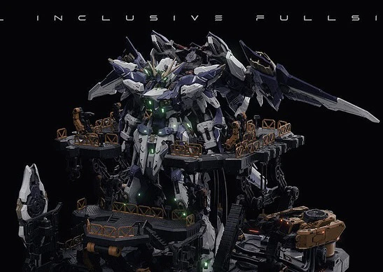 Vientiane Fusion - 02 - Meteor with Maintenance Base and Support Unit Model Kit - Image 2