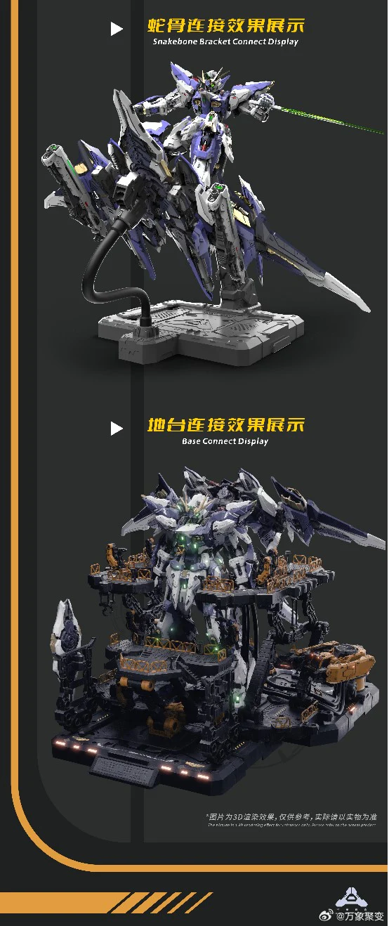 Vientiane Fusion - 02 - Meteor with Maintenance Base and Support Unit Model Kit - Image 21