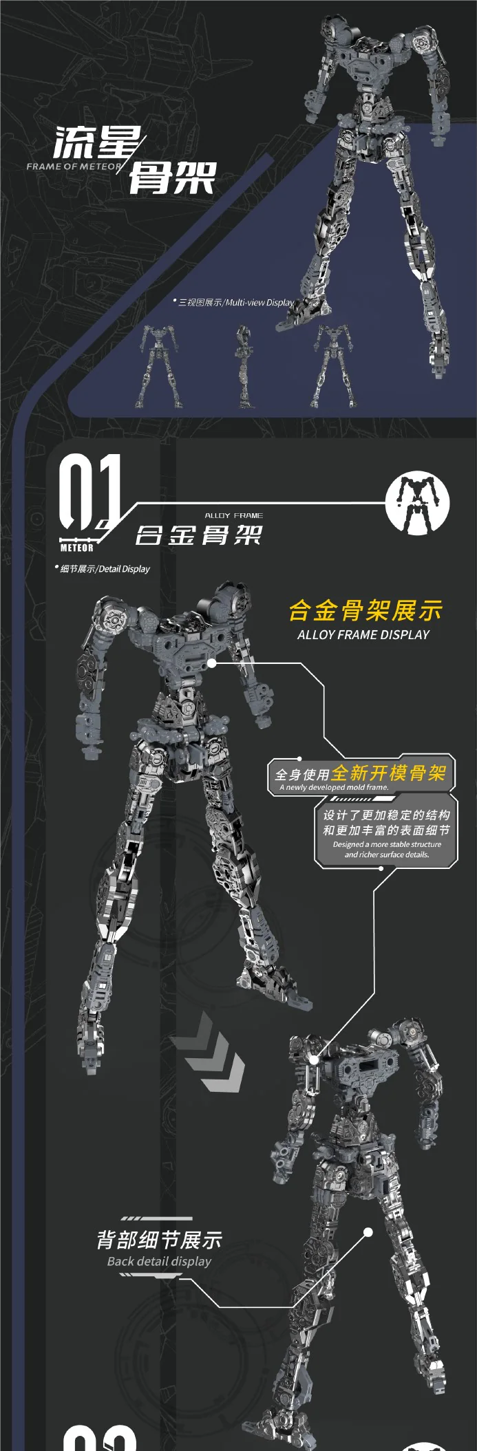 Vientiane Fusion - 02 - Meteor with Maintenance Base and Support Unit Model Kit - Image 24