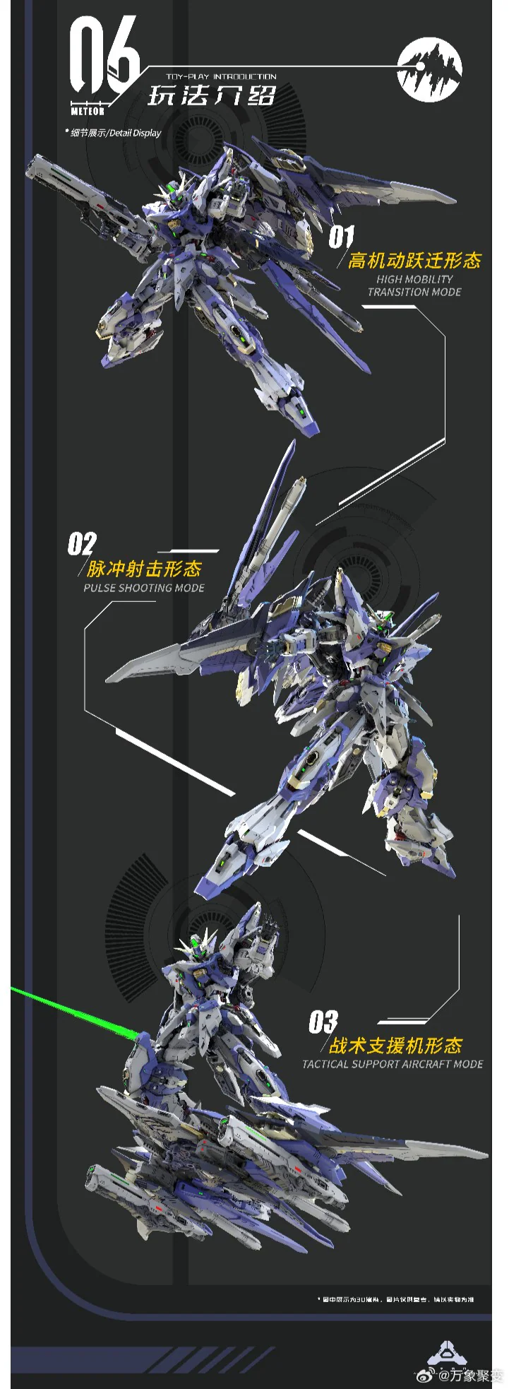 Vientiane Fusion - 02 - Meteor with Maintenance Base and Support Unit Model Kit - Image 27