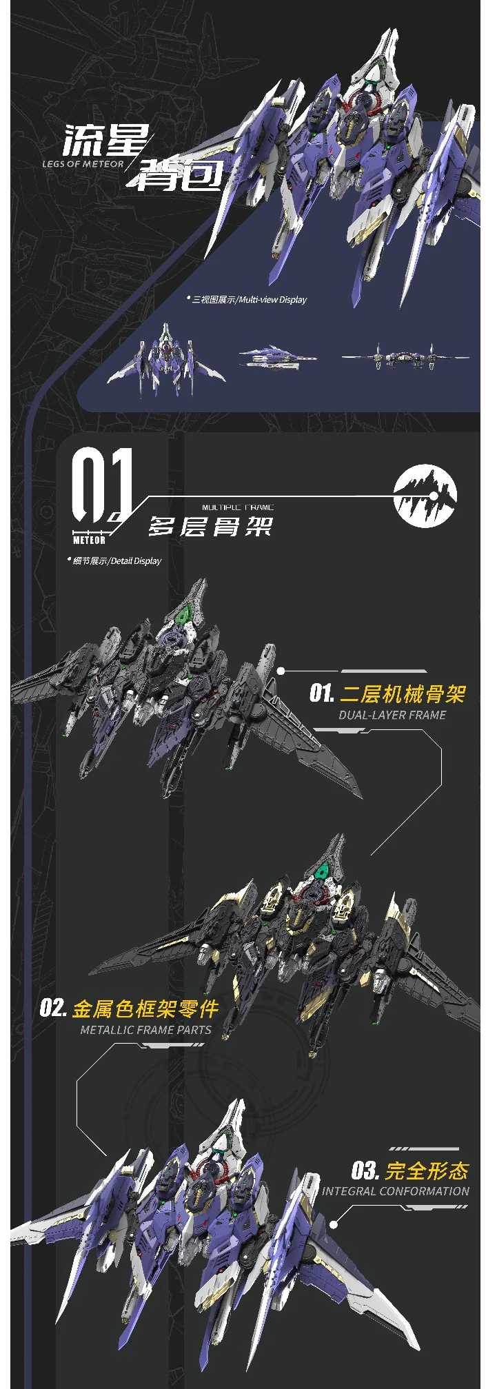 Vientiane Fusion - 02 - Meteor with Maintenance Base and Support Unit Model Kit - Image 28