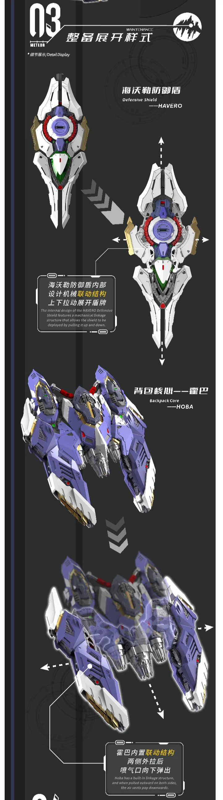 Vientiane Fusion - 02 - Meteor with Maintenance Base and Support Unit Model Kit - Image 30
