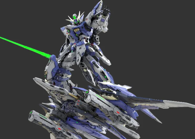 Vientiane Fusion - 02 - Meteor with Maintenance Base and Support Unit Model Kit - Image 9