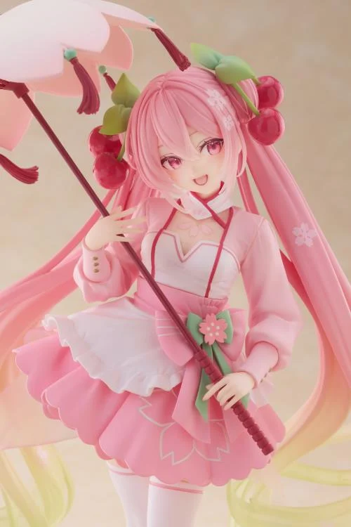 Vocaloid AMP+ Sakura Miku (Sakura Dress Ver.) Figure - Image 12