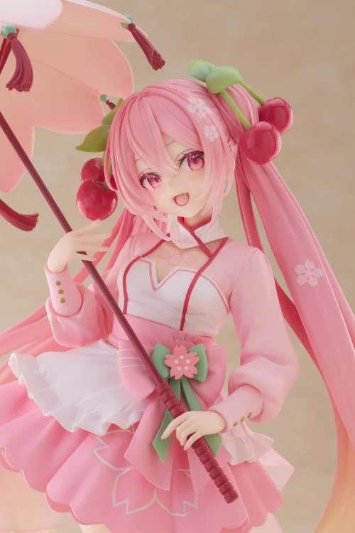 Vocaloid AMP+ Sakura Miku (Sakura Dress Ver.) Figure - Image 13