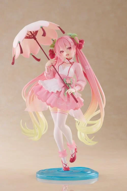 Vocaloid AMP+ Sakura Miku (Sakura Dress Ver.) Figure - Image 5