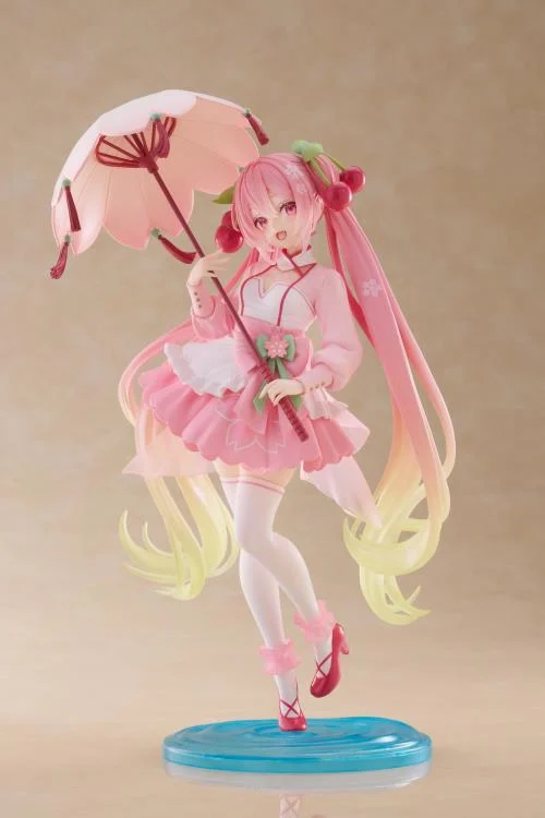 Vocaloid AMP+ Sakura Miku (Sakura Dress Ver.) Figure - Image 6