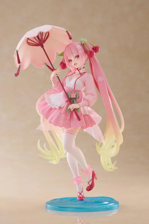 Vocaloid AMP+ Sakura Miku (Sakura Dress Ver.) Figure - Image 7