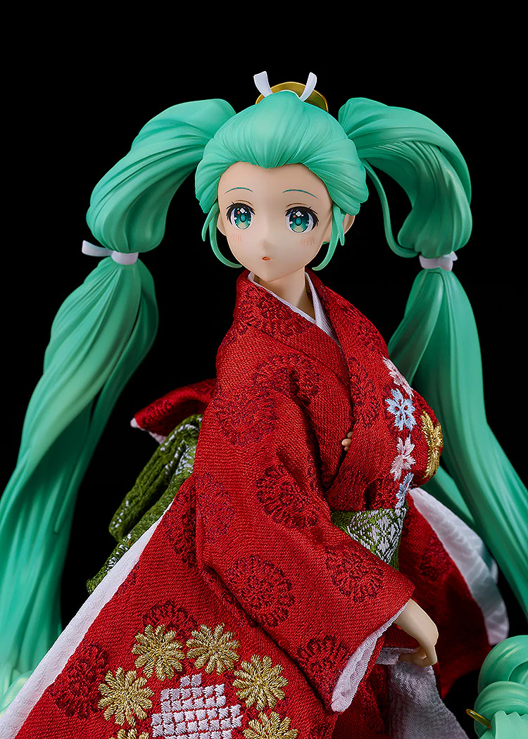 Vocaloid Character Vocal Series 01 Hatsune Miku Kyugetsu Collaboration Hatsune Miku (Beauty Looking Back Miku Ver.) 1/7 Scale Doll Figure - Image 9