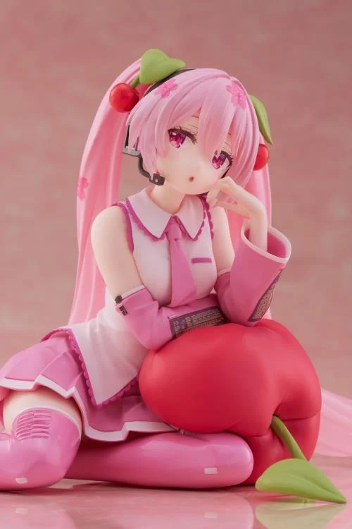 Vocaloid Desktop Cute Sakura Miku (Cherry Cushion Ver.) Figure - Image 11
