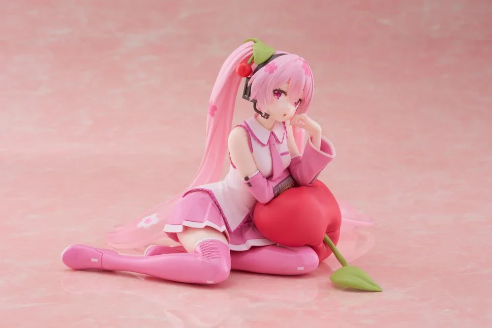 Vocaloid Desktop Cute Sakura Miku (Cherry Cushion Ver.) Figure - Image 5