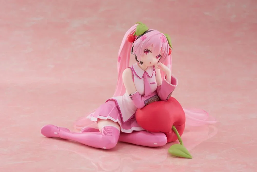 Vocaloid Desktop Cute Sakura Miku (Cherry Cushion Ver.) Figure - Image 6