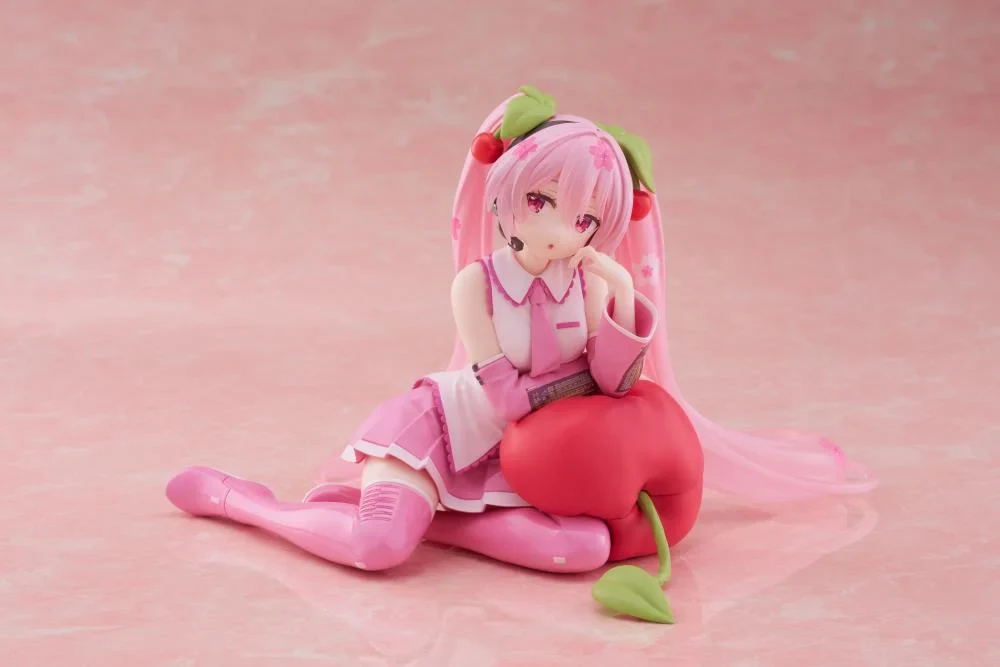 Vocaloid Desktop Cute Sakura Miku (Cherry Cushion Ver.) Figure - Image 7