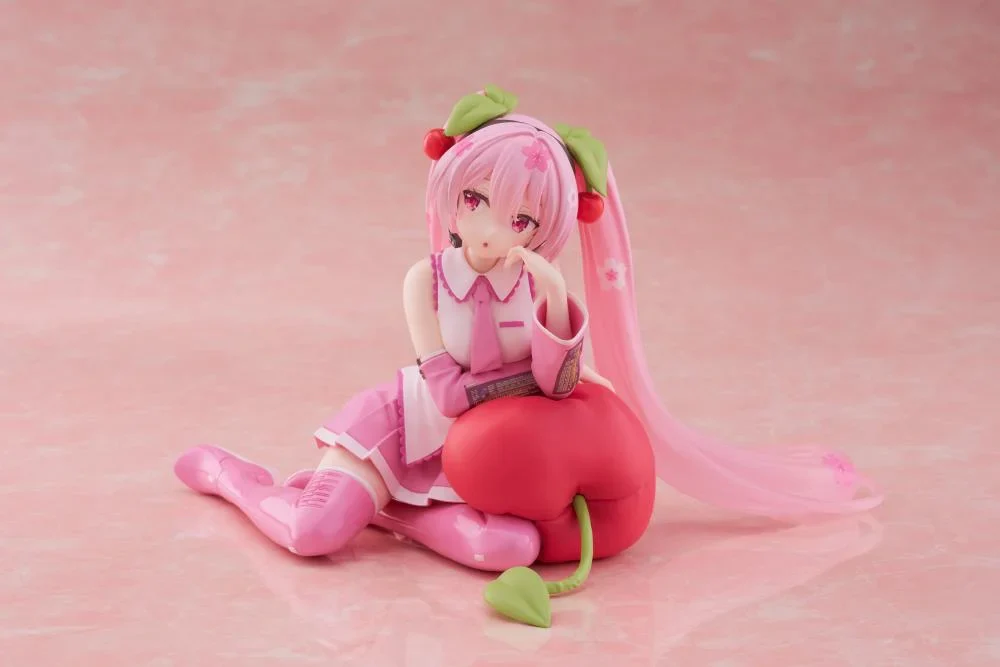 Vocaloid Desktop Cute Sakura Miku (Cherry Cushion Ver.) Figure - Image 8