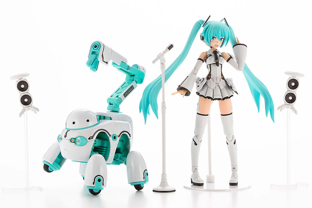 Vocaloid Frame Music Girl Hatsune Miku (Maruttoys Ver.) & Tamotu (Miku Ver.) Model Kit Set - Image 14