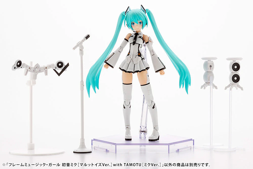 Vocaloid Frame Music Girl Hatsune Miku (Maruttoys Ver.) & Tamotu (Miku Ver.) Model Kit Set - Image 22