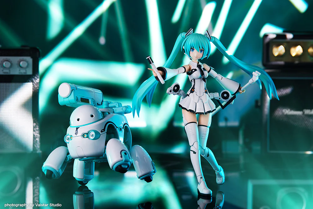 Vocaloid Frame Music Girl Hatsune Miku (Maruttoys Ver.) & Tamotu (Miku Ver.) Model Kit Set - Image 4