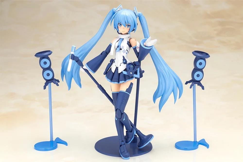 Vocaloid Frame Music Girl Snow Miku (Another Color Ver.) Model Kit - Image 4