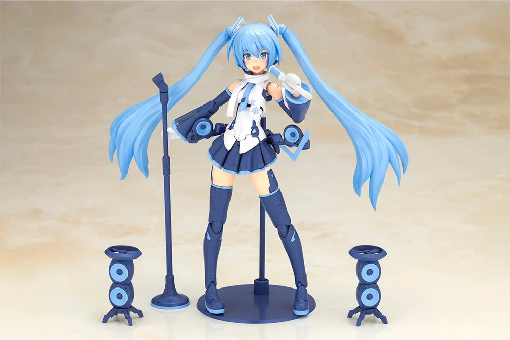 Vocaloid Frame Music Girl Snow Miku (Another Color Ver.) Model Kit - Image 5