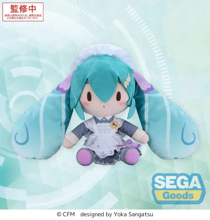Vocaloid Fuwa Petit Hatsune Miku (Classical Maid) Medium Plush - Image 2