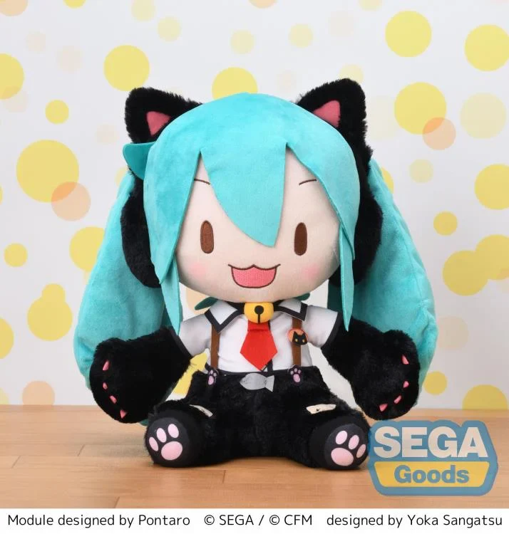 Vocaloid Fuwa Petit Hatsune Miku (Kitty Cat) Large Plush - Image 2