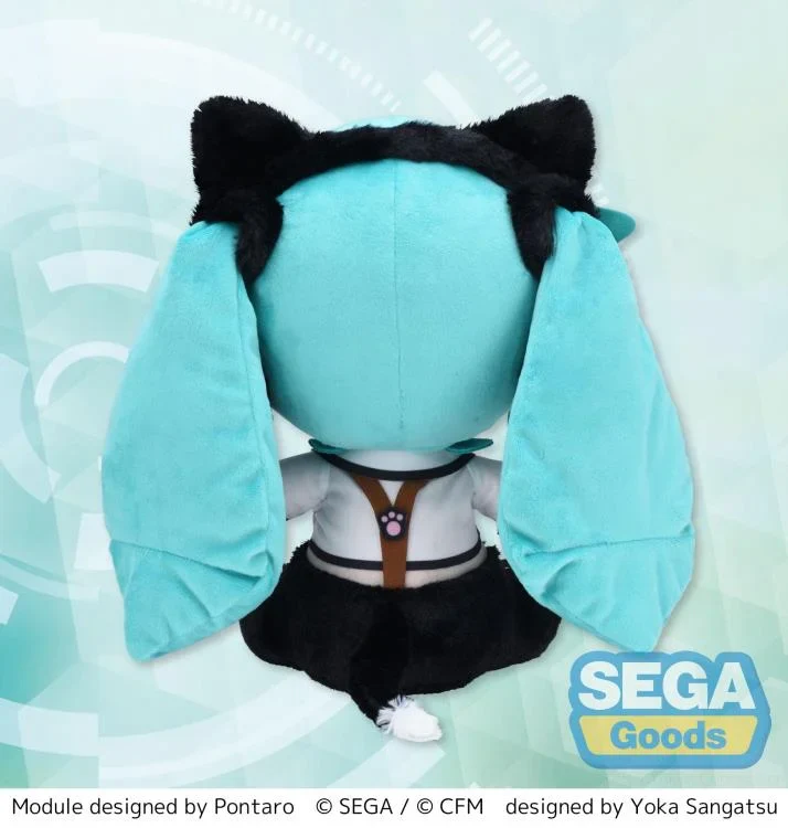 Vocaloid Fuwa Petit Hatsune Miku (Kitty Cat) Large Plush - Image 4